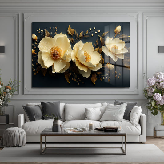 DEKORATİF YATAY CAM TABLO - TT3173