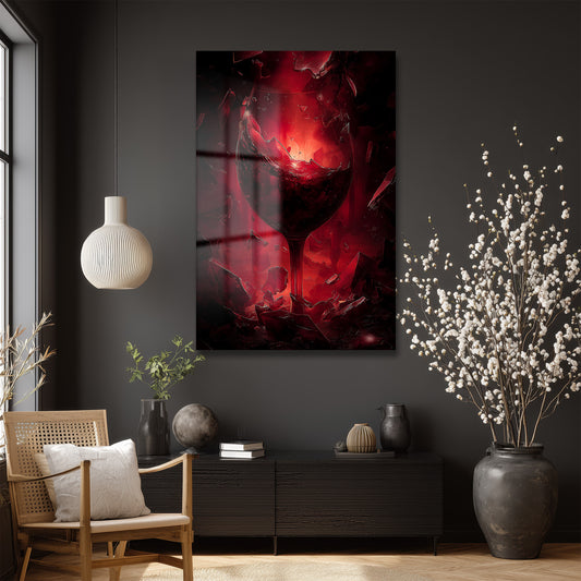 DEKORATİF DİKEY CAM TABLO - TT3304