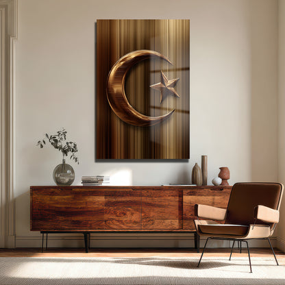 DEKORATİF DİKEY CAM TABLO - TT3344