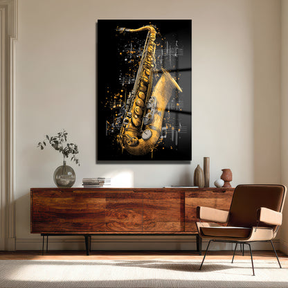 DEKORATİF DİKEY CAM TABLO - TT3463