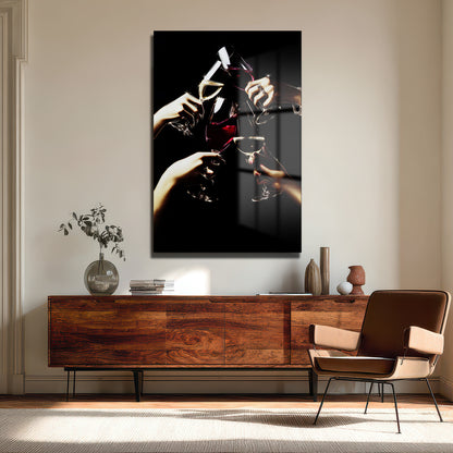 DEKORATİF DİKEY CAM TABLO - TT3345