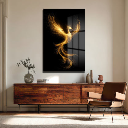 DEKORATİF DİKEY CAM TABLO - TT3346