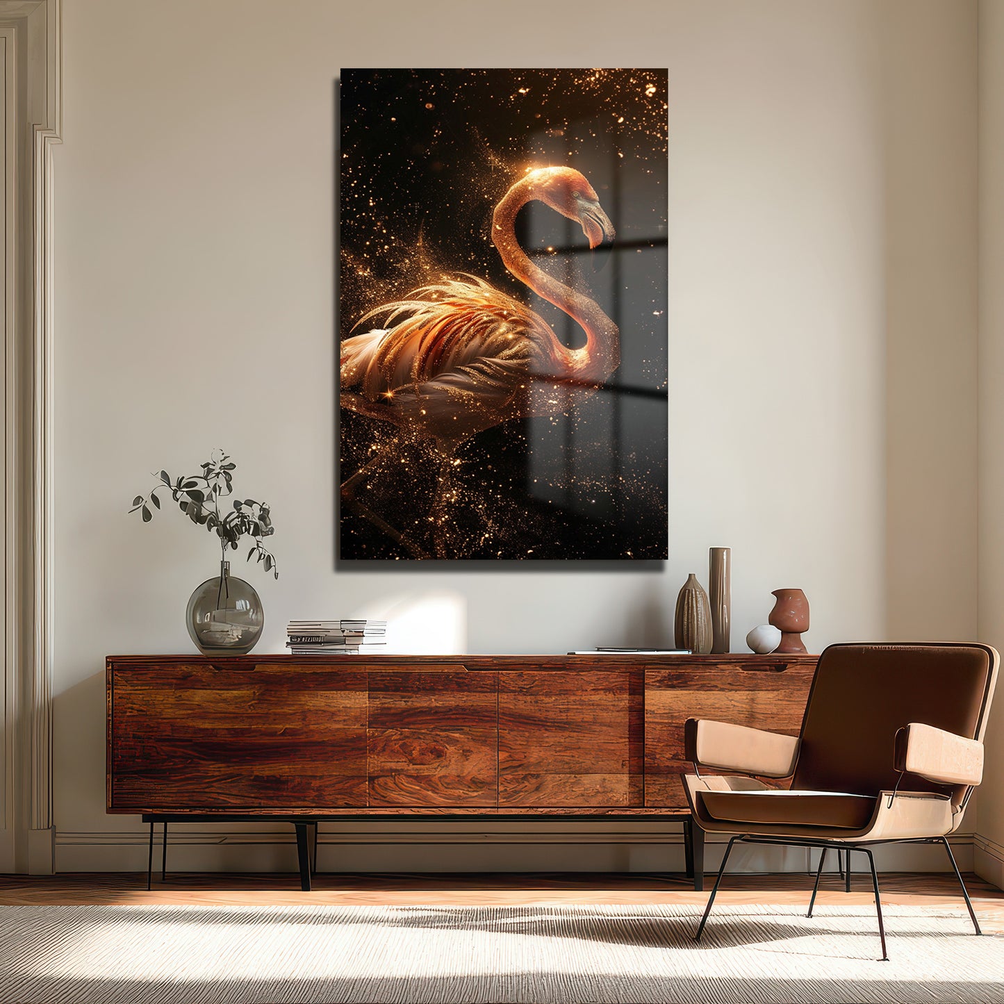 DEKORATİF DİKEY CAM TABLO - TT3468