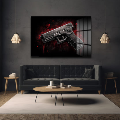 DEKORATİF YATAY CAM TABLO - TT3213