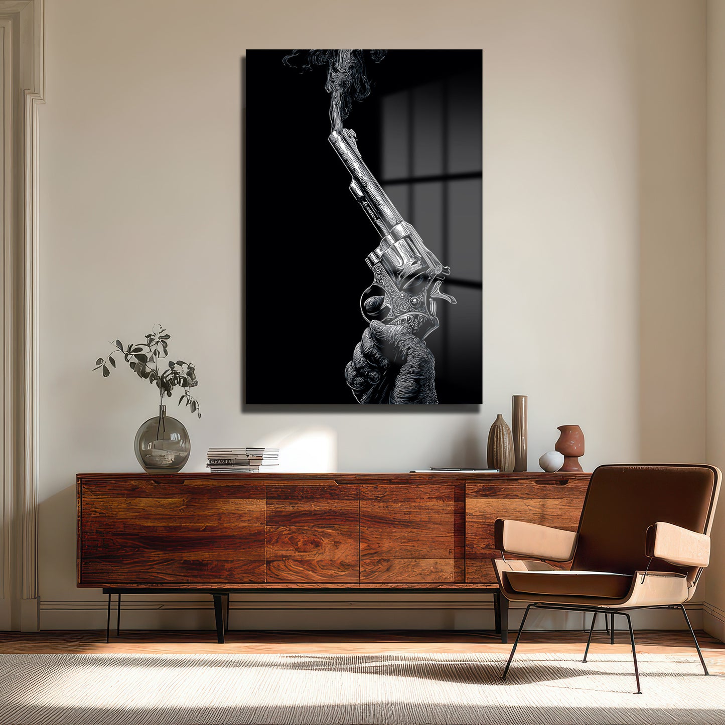 DEKORATİF DİKEY CAM TABLO - TT3350