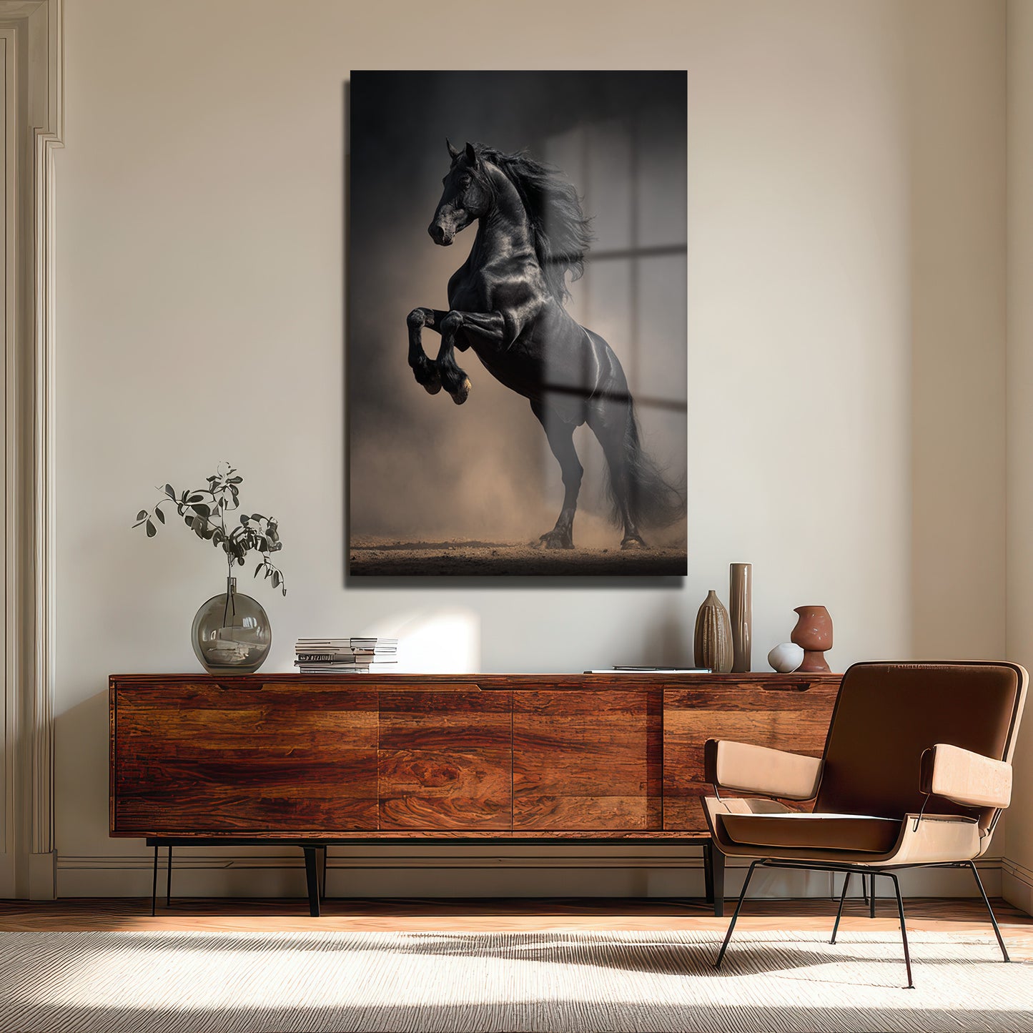 DEKORATİF DİKEY CAM TABLO - TT3469