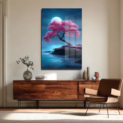 DEKORATİF DİKEY CAM TABLO - TT3471