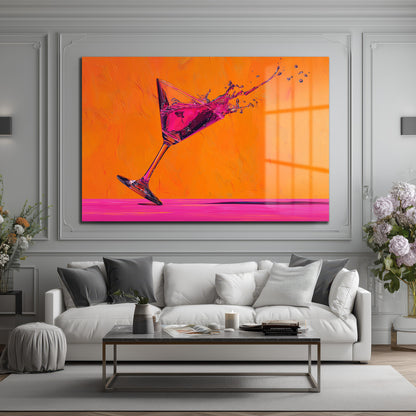 DEKORATİF YATAY CAM TABLO - TT3174