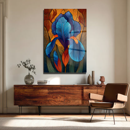 DEKORATİF DİKEY CAM TABLO - TT3473