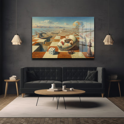 DEKORATİF YATAY CAM TABLO - TT3219