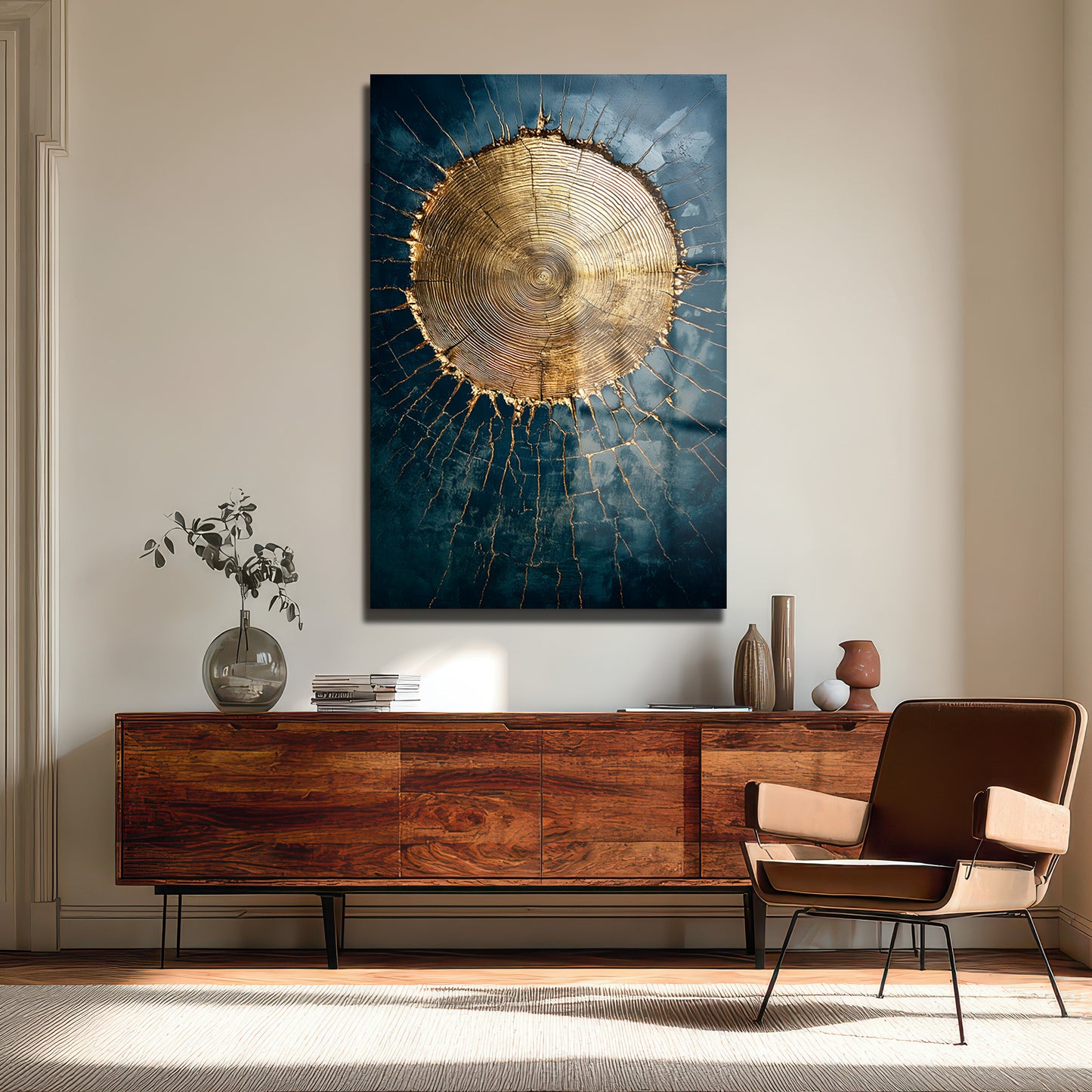 DEKORATİF DİKEY CAM TABLO - TT3411