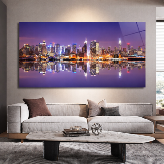 DEKORATİF YATAY CAM TABLO - TT3228