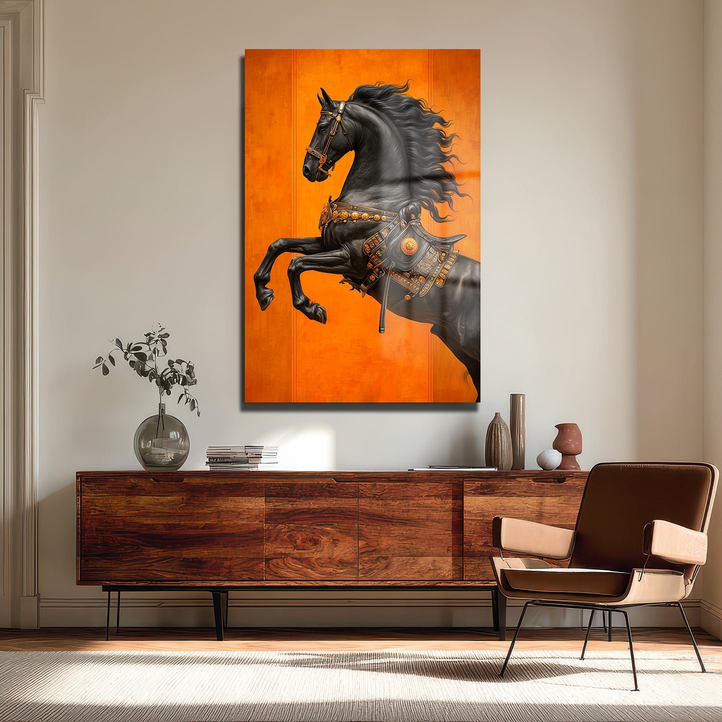 DEKORATİF DİKEY CAM TABLO - TT3412