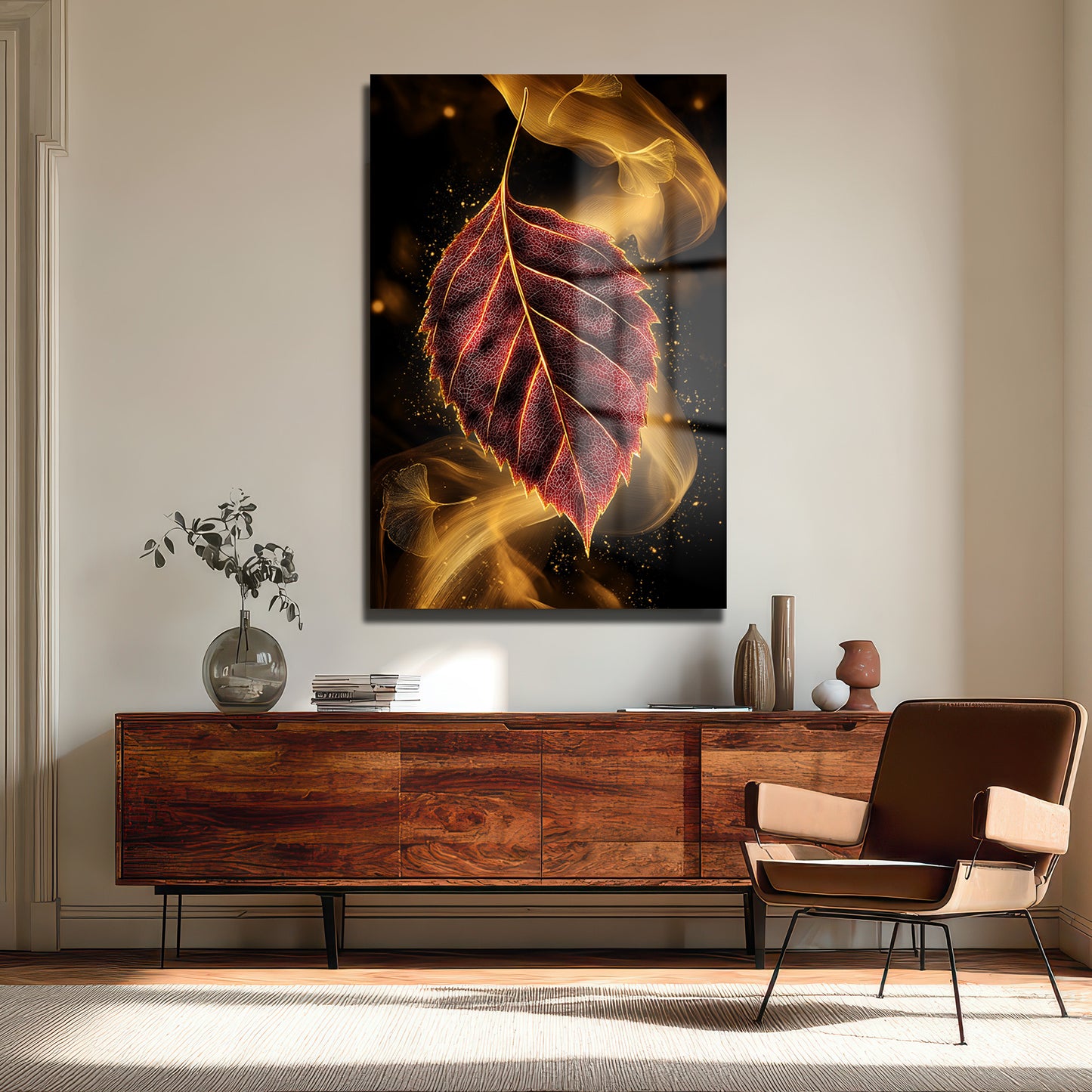 DEKORATİF DİKEY CAM TABLO - TT3413