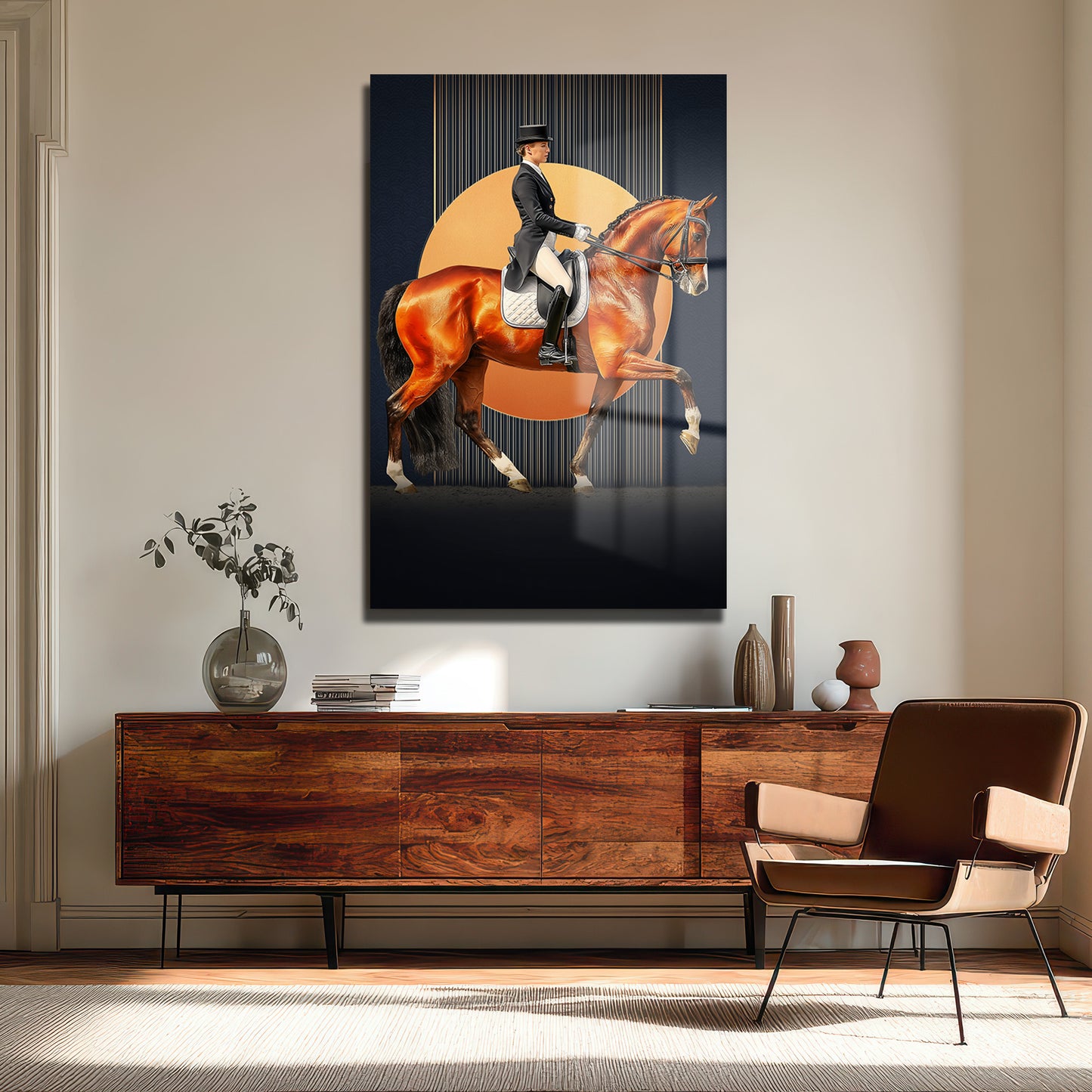 DEKORATİF DİKEY CAM TABLO - TT3415