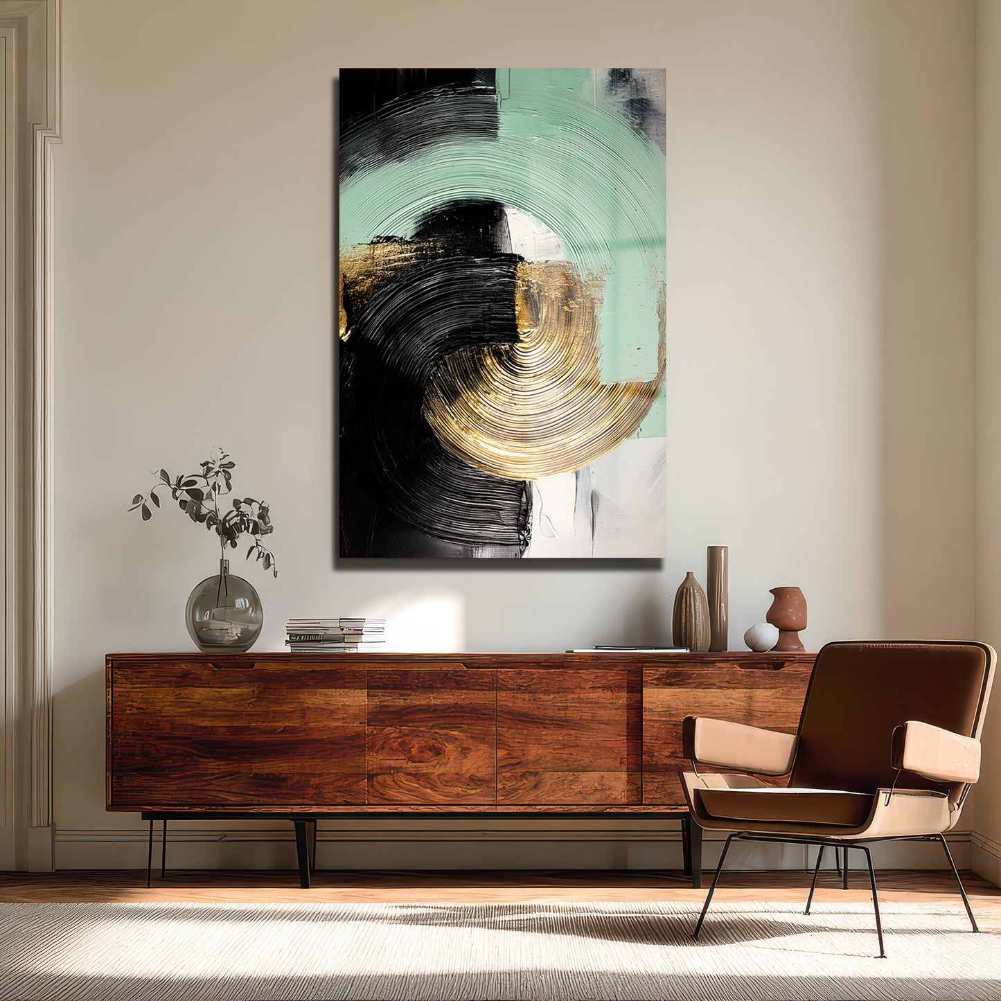 DEKORATİF DİKEY CAM TABLO - TT3421