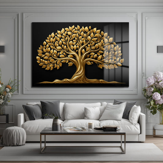 DEKORATİF YATAY CAM TABLO - TT3176