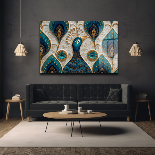 DEKORATİF YATAY CAM TABLO - TT3105