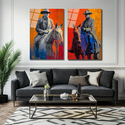 İKİLİ DİKEY CAM TABLO SETİ - TT4001