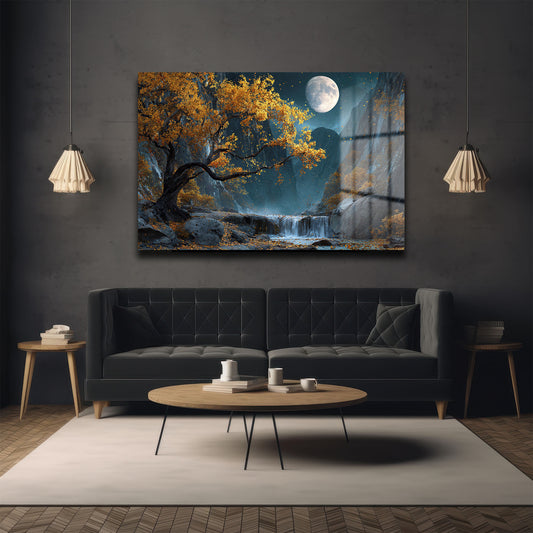 DEKORATİF YATAY CAM TABLO - TT3113