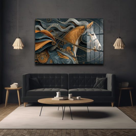 DEKORATİF YATAY CAM TABLO - TT3099