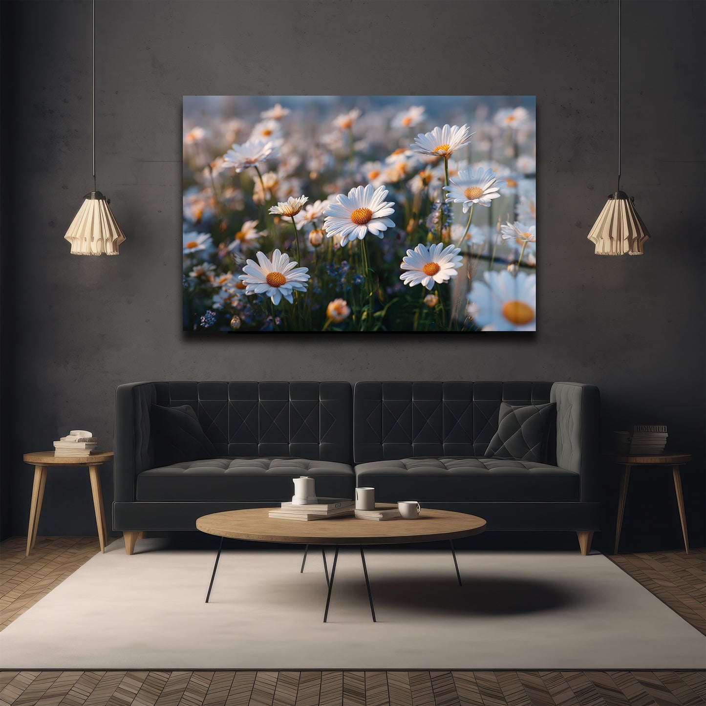 DEKORATİF YATAY CAM TABLO - TT3091