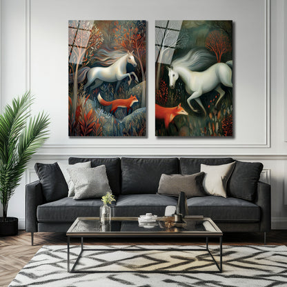 İKİLİ DİKEY CAM TABLO SETİ - TT4014