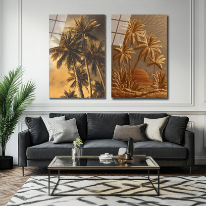 İKİLİ DİKEY CAM TABLO SETİ - TT4031