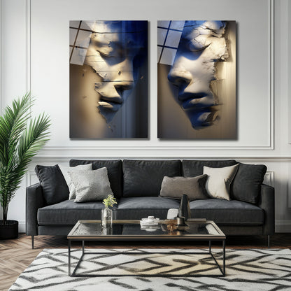 İKİLİ DİKEY CAM TABLO SETİ - TT4006