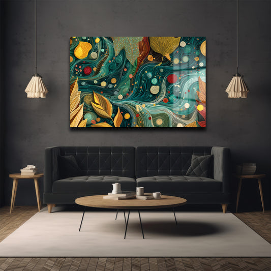 DEKORATİF YATAY CAM TABLO - TT3104