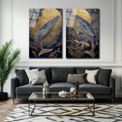 İKİLİ DİKEY CAM TABLO SETİ - TT4028