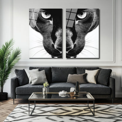 İKİLİ DİKEY CAM TABLO SETİ - TT4039