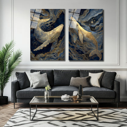 İKİLİ DİKEY CAM TABLO SETİ - TT4027