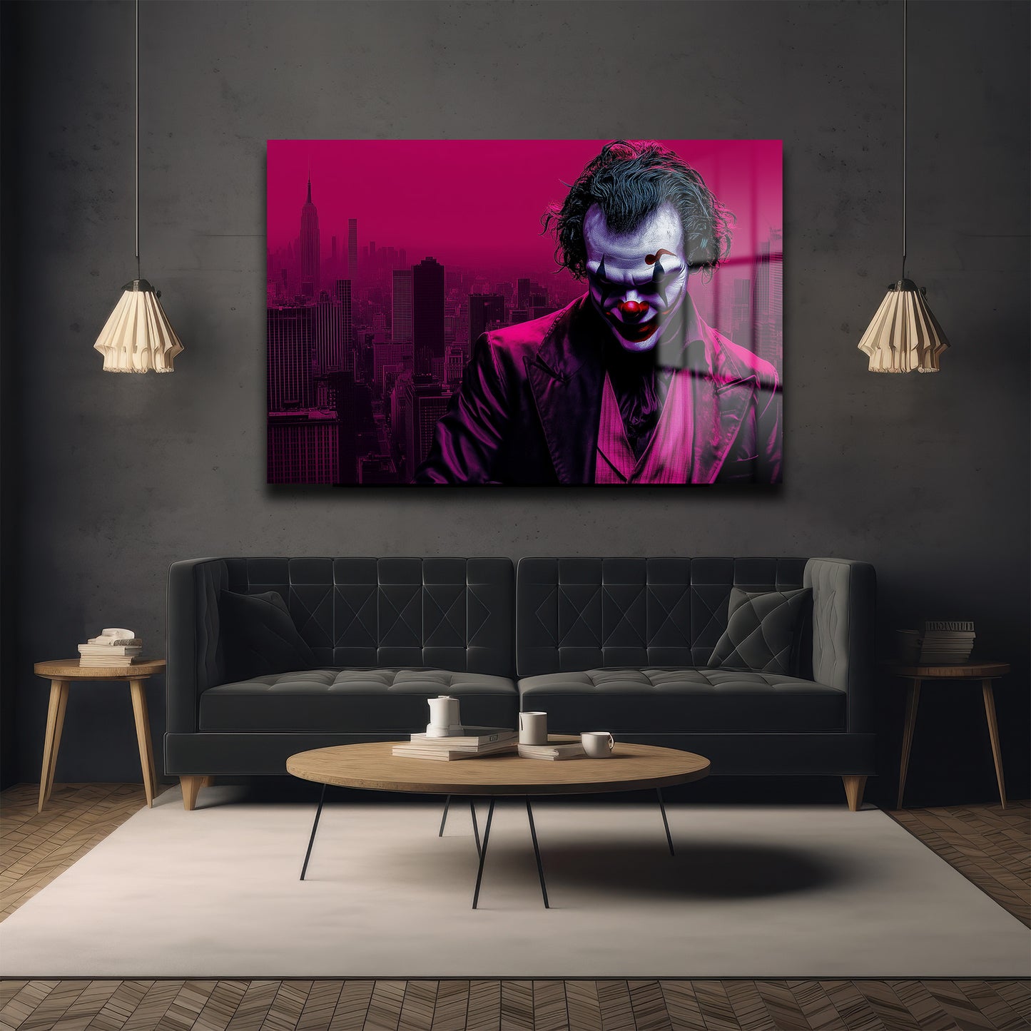DEKORATİF YATAY CAM TABLO - TT2075