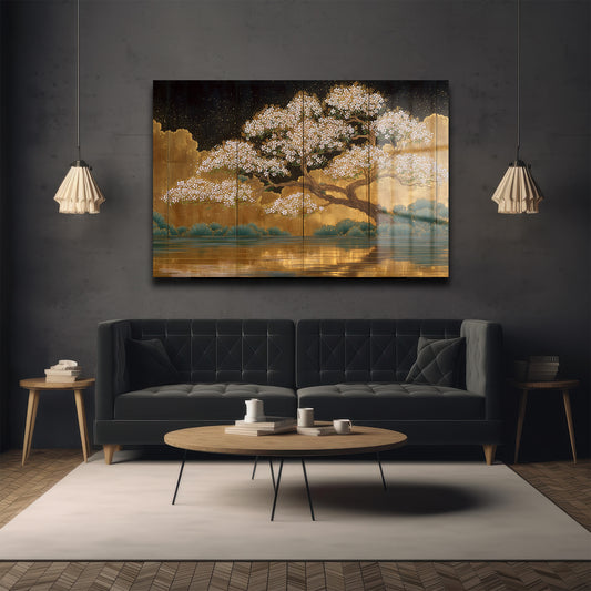 DEKORATİF YATAY CAM TABLO - TT3103