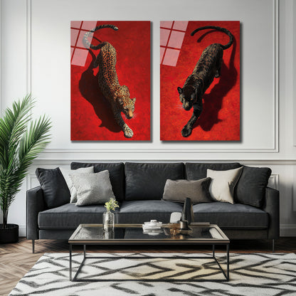 İKİLİ DİKEY CAM TABLO SETİ - TT4024