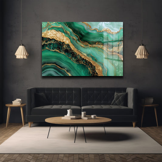 DEKORATİF YATAY CAM TABLO - TT3108