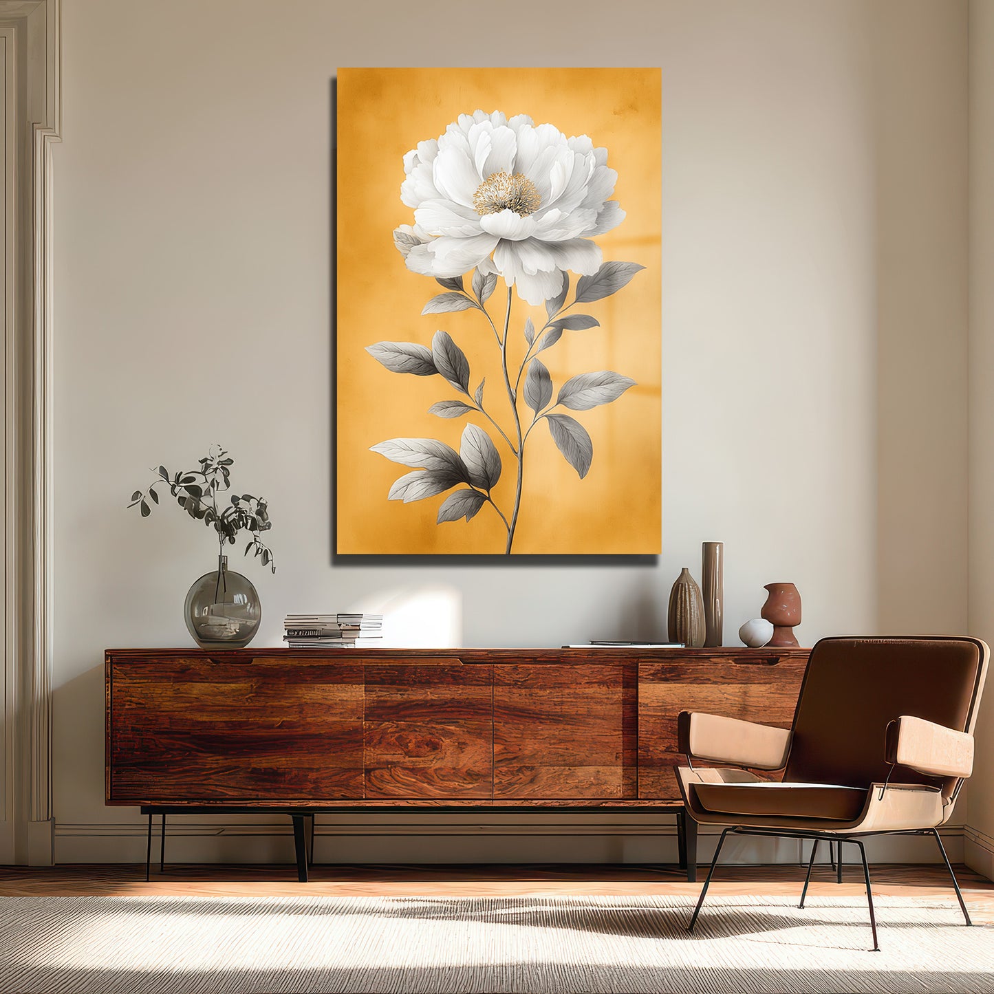 DEKORATİF DİKEY CAM TABLO - TT3422