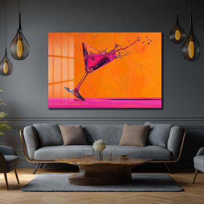 DEKORATİF YATAY CAM TABLO - TT3174