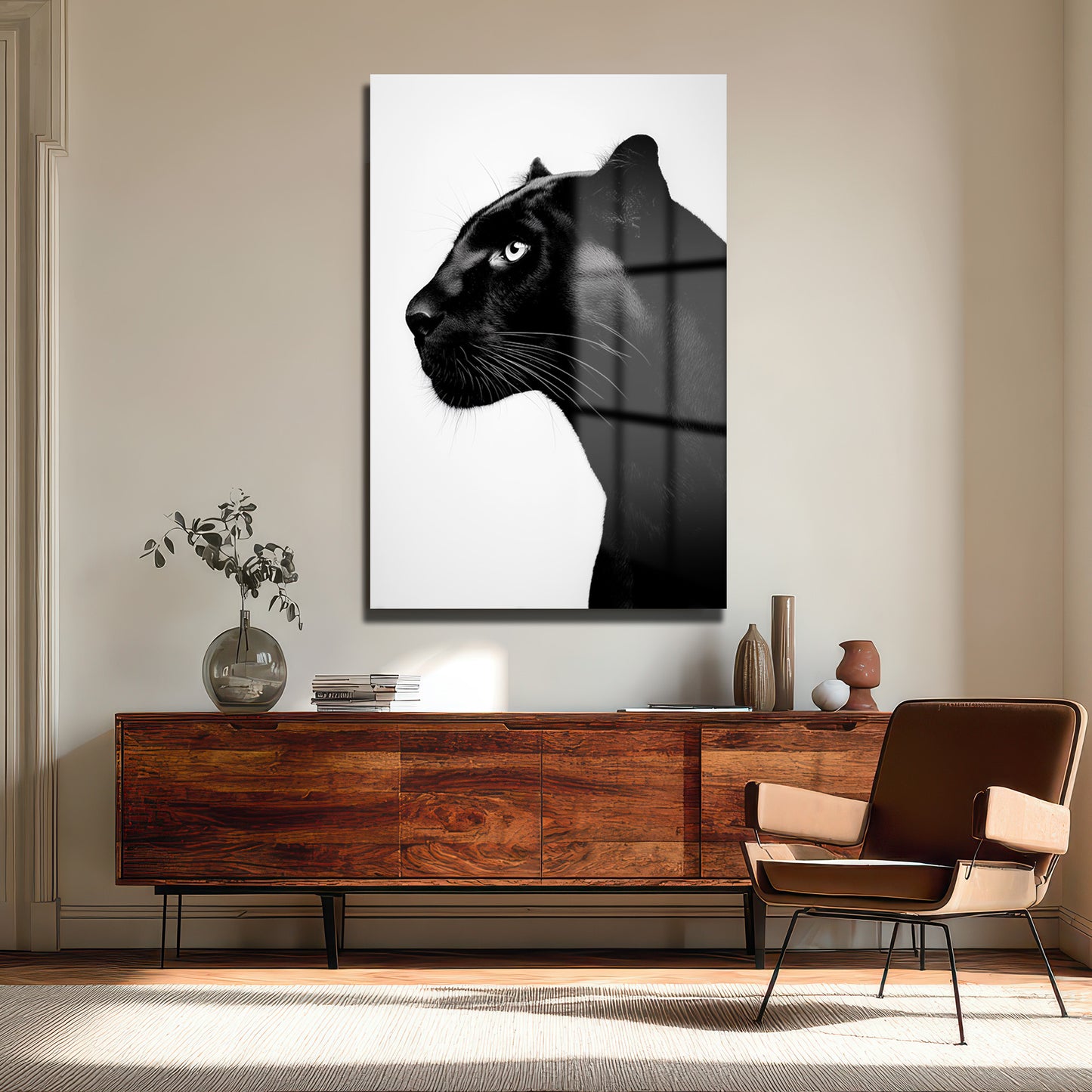 DEKORATİF DİKEY CAM TABLO - TT3425