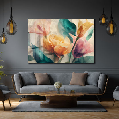 DEKORATİF YATAY CAM TABLO - TT3175