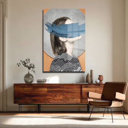 DEKORATİF DİKEY CAM TABLO - TT3498