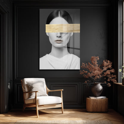 DEKORATİF DİKEY CAM TABLO - TT3357