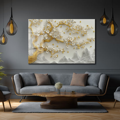 DEKORATİF YATAY CAM TABLO - TT3179