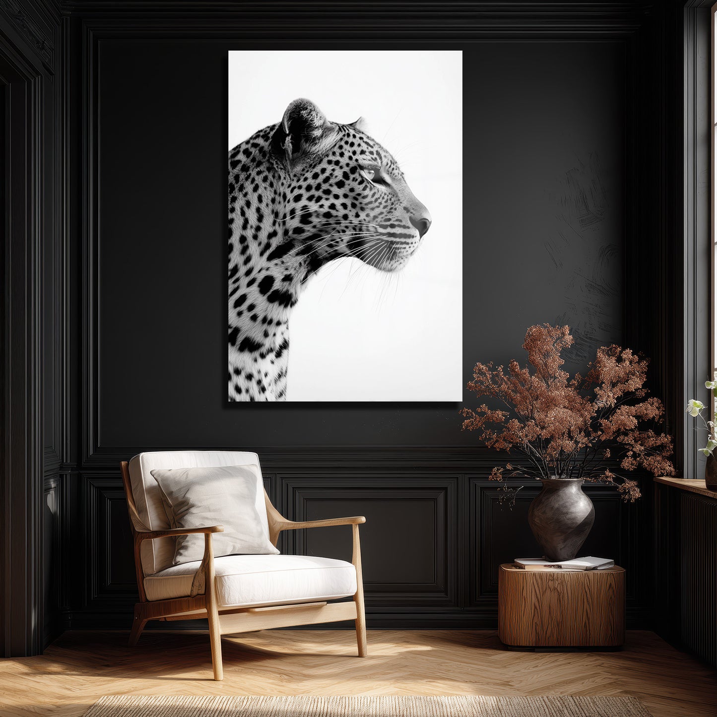 DEKORATİF DİKEY CAM TABLO - TT3428