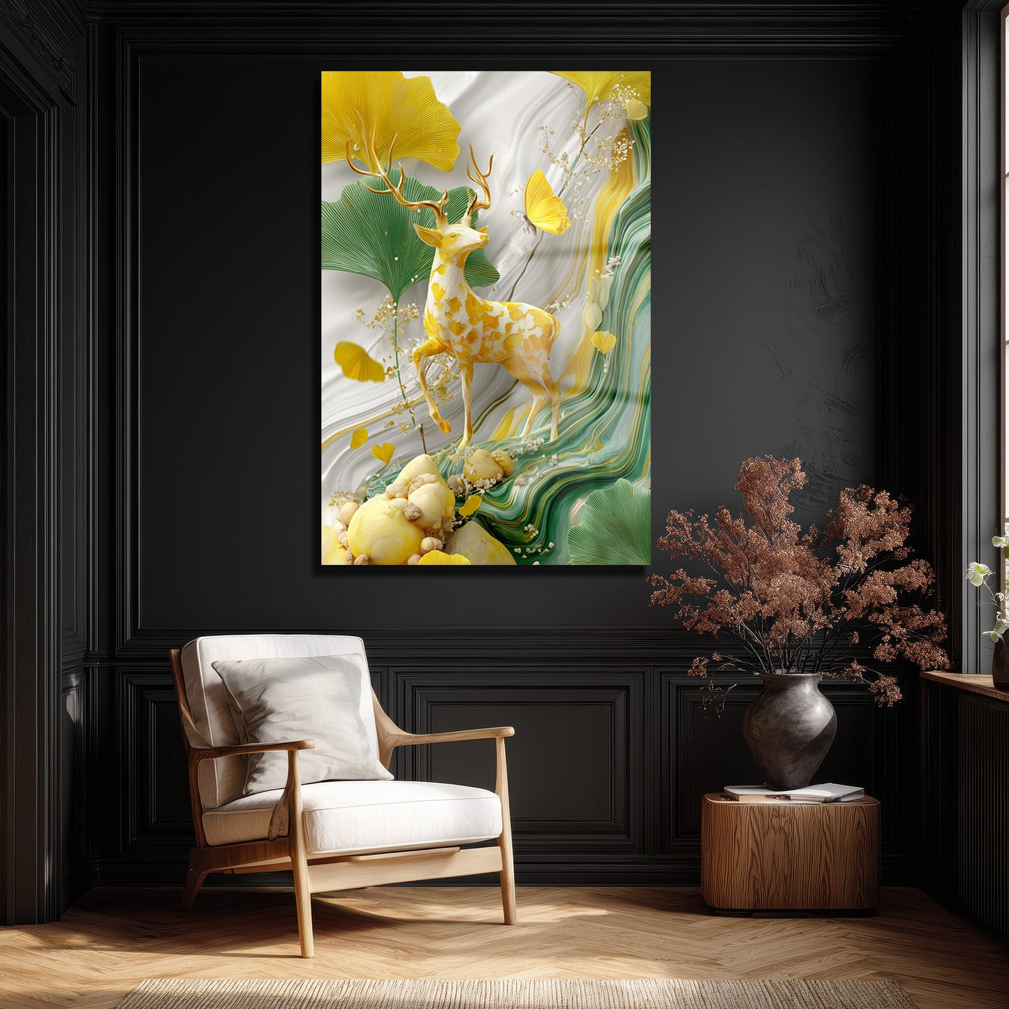 DEKORATİF DİKEY CAM TABLO - TT3360