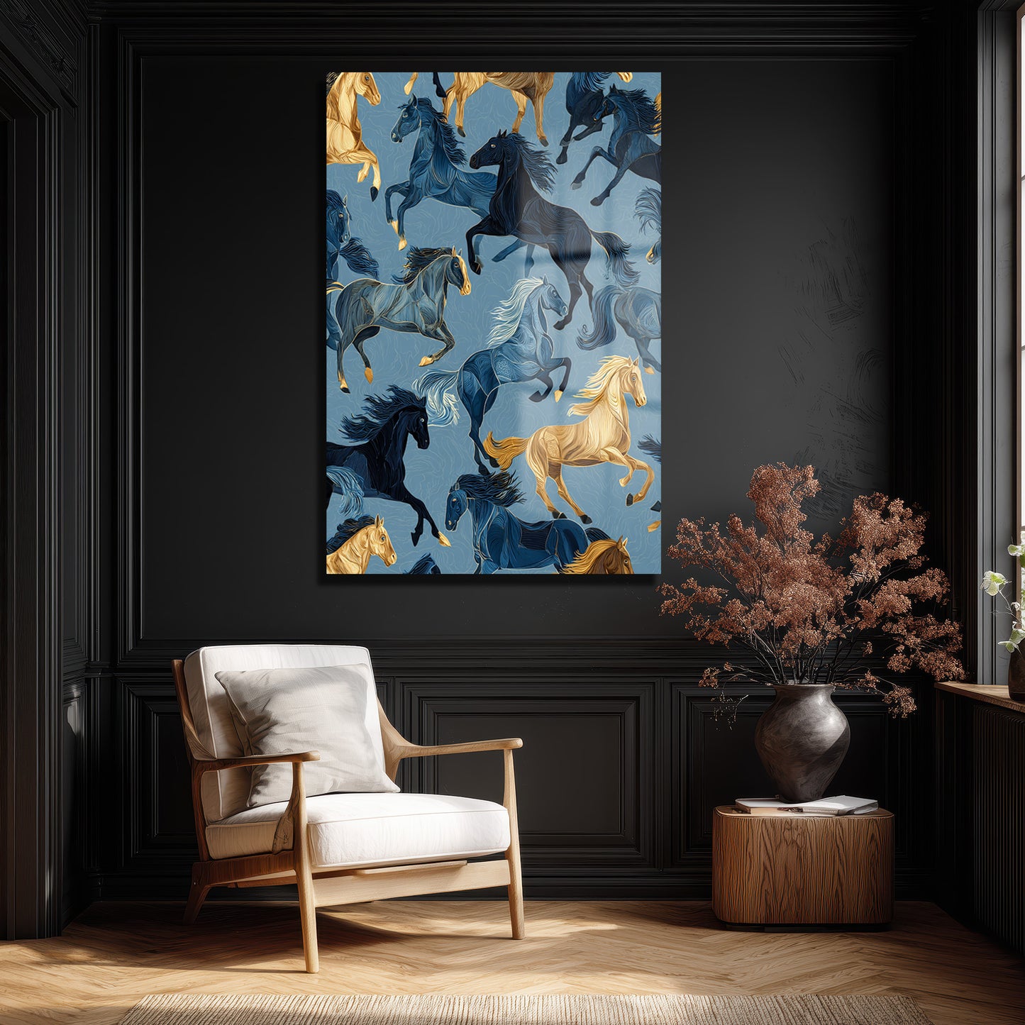 DEKORATİF DİKEY CAM TABLO - TT3430