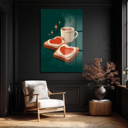 DEKORATİF DİKEY CAM TABLO - TT3325