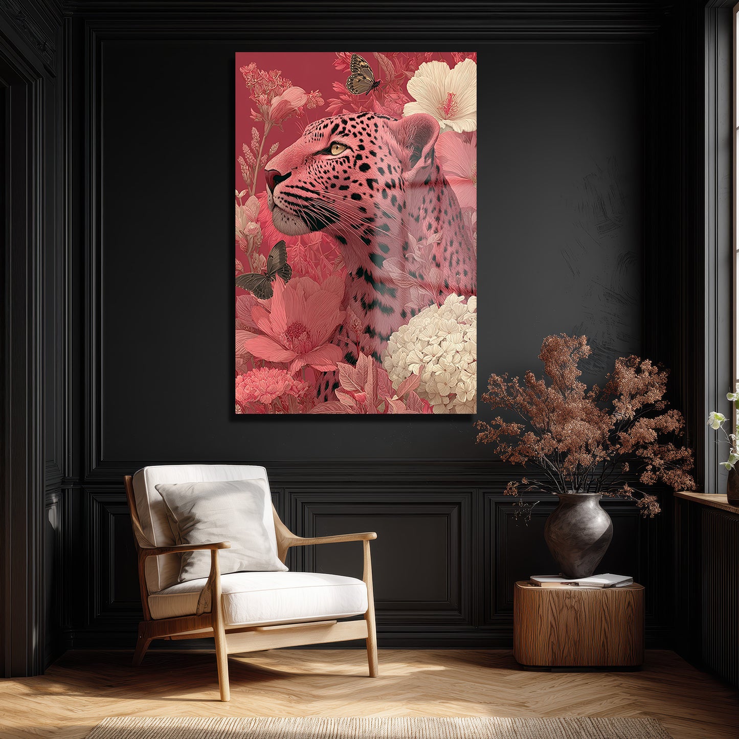 DEKORATİF DİKEY CAM TABLO - TT3361