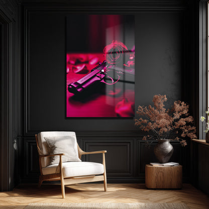 DEKORATİF DİKEY CAM TABLO - TT3326